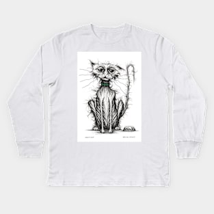 Ugly cat Kids Long Sleeve T-Shirt